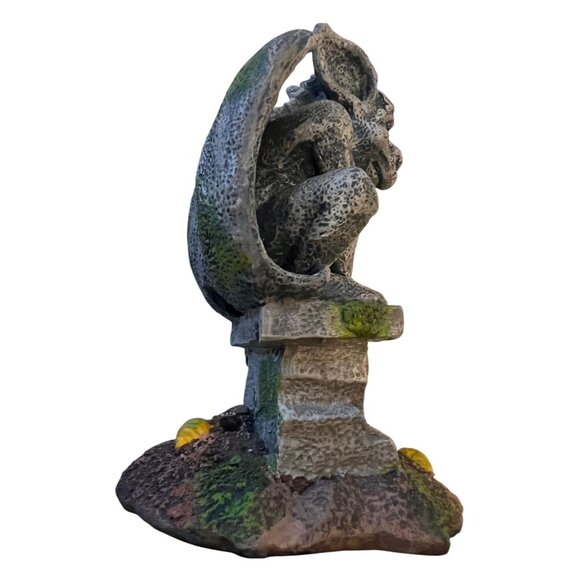 Gargoyle Figurine Resin Statue for Collectors, approx. 5" Tall, 1997, by "BRPB" - Picture 2 of 9